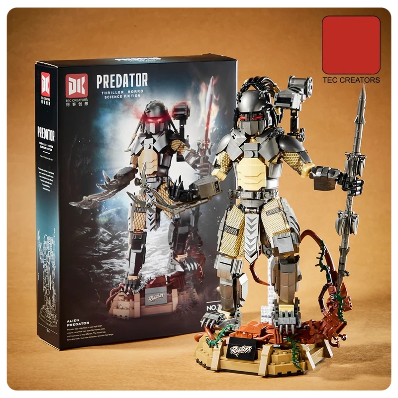 مجموعة مكعبات بناء تعليمية للأطفال من Alien Beast Iron Blooded متوافقة مع لعبة هدية عيد ميلاد من العلامات التجارية الأخرى #4