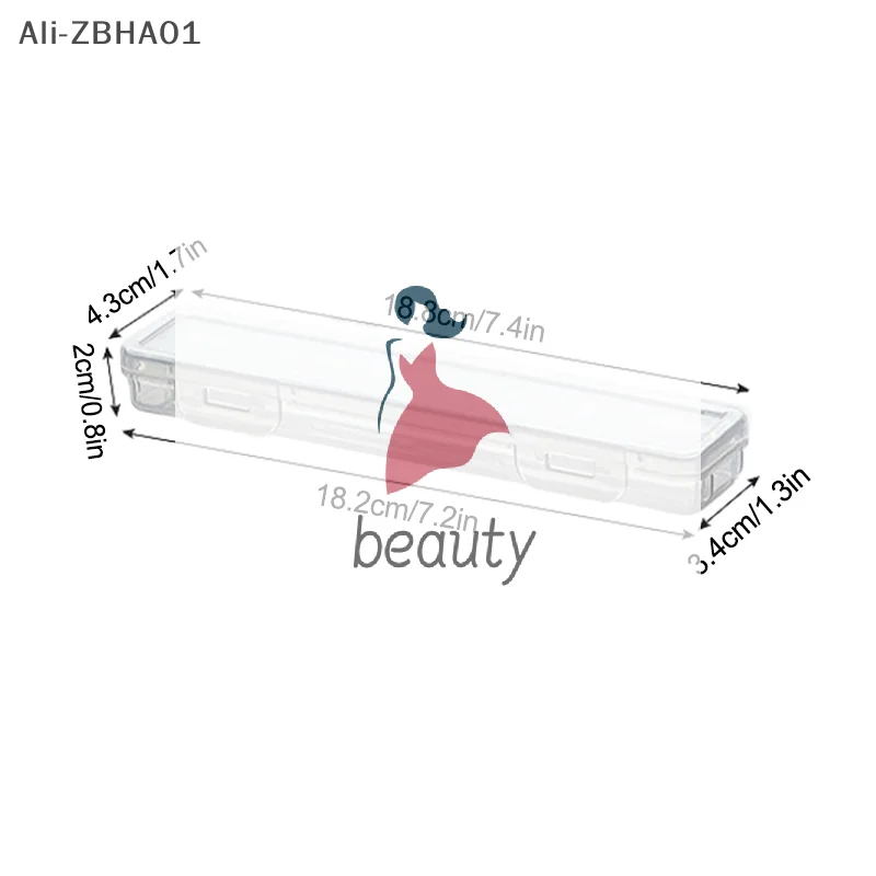 

Transparent Toothbrush Holder Organizer Travel Practical Accessories Portable Toothbrush Box Plastic Travel Toothbrush Case