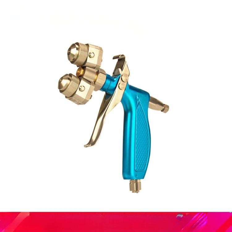 AB dosage form double head, two-component manual spray gun for resin nano-spraying