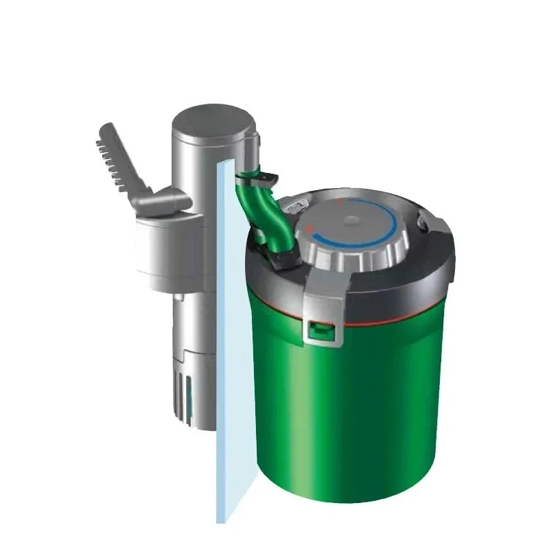 Compact 40/60 Aquarium External Filter, Wall-Mounted Canister Filter with Auto Start for Small Fish Tank