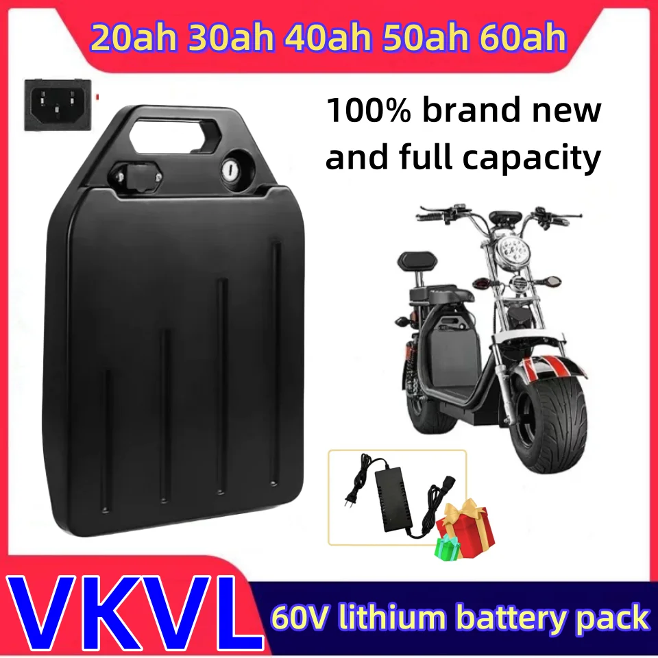 

60V100AH large capacity lithium battery suitable for 1000W1500W2000W3000W motor, long battery life, complimentary charger