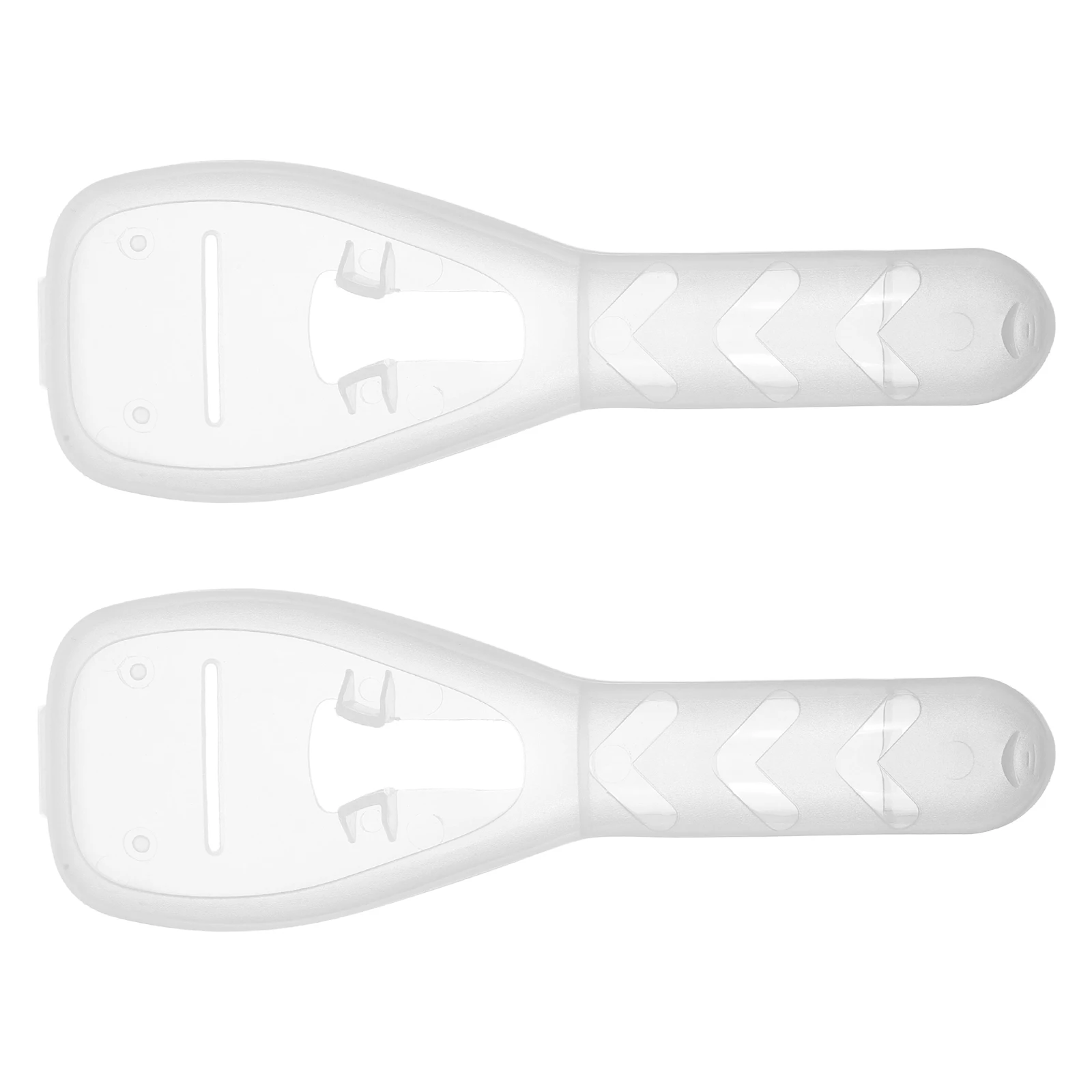 

2pcs Clear Razor Protector Case Transparent Pp Storage Box For Women Hair Shaving Tools Travel Portable Manual Razor Holder