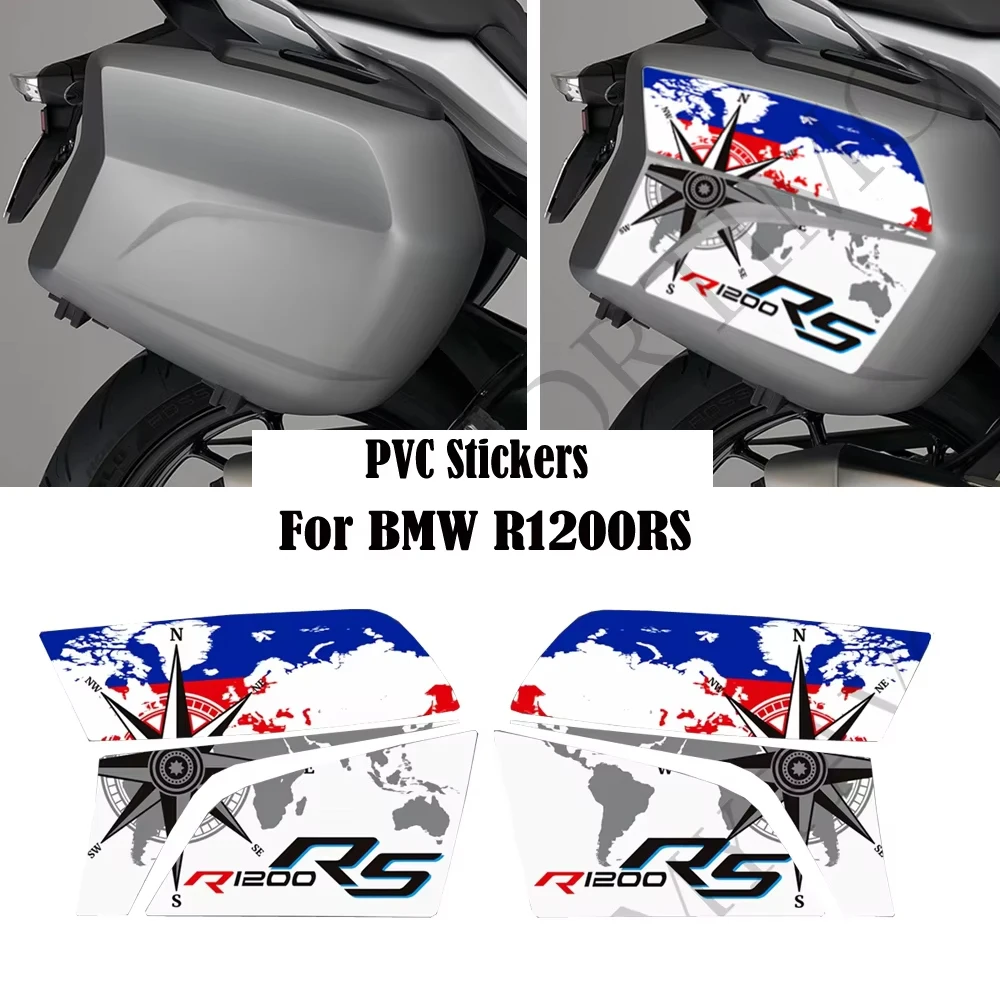 

Motorcycle For BMW R1200RS R 1200 RS R1200RS Stickers Decals Emblem Logo Trunk Luggage Panniers Cases