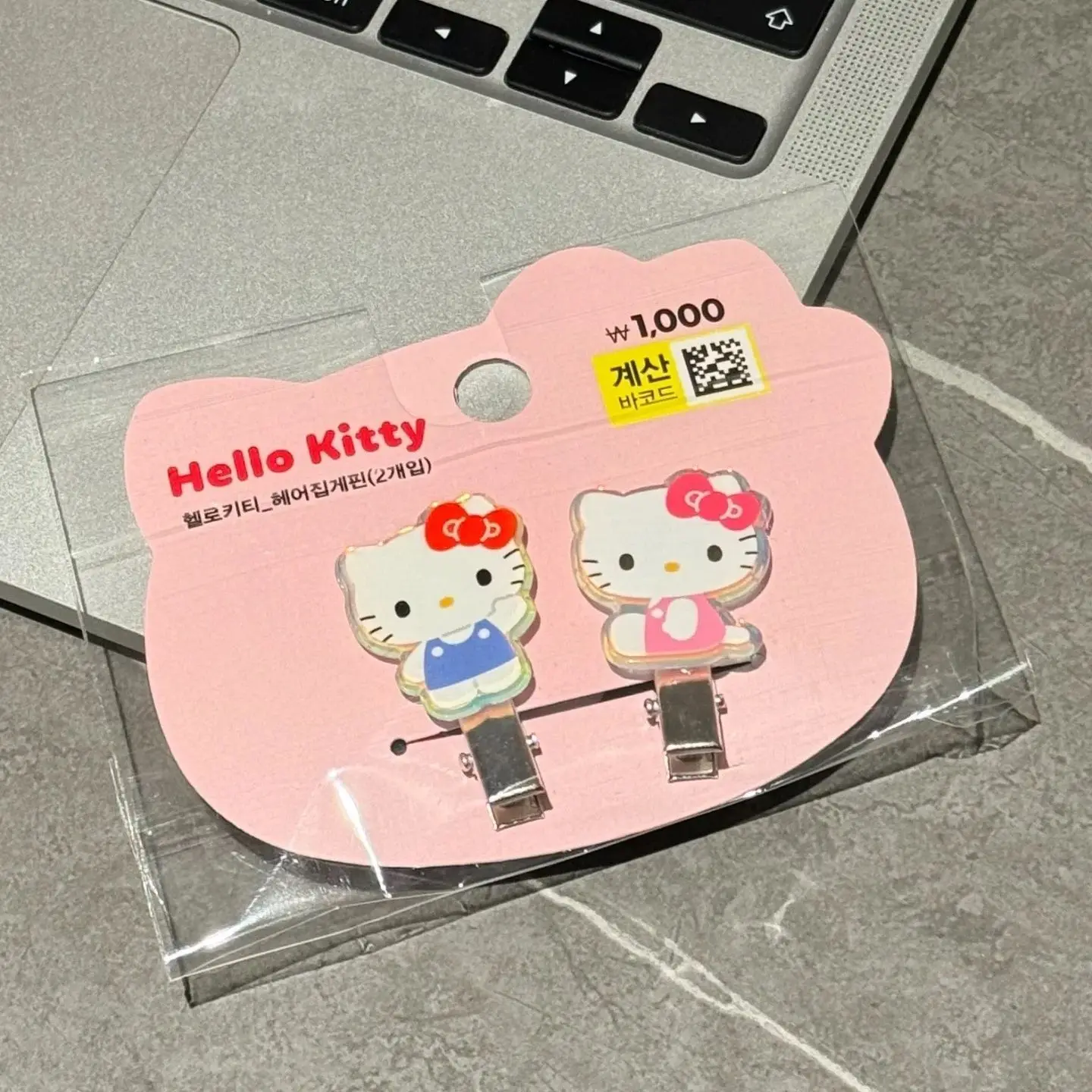 

Adorable Sanrio Hello Kitty Melody KT Cat Hair Clip Sweet Liu Hai Border Duckbill Hair Accessory Bangs Hair Accessories