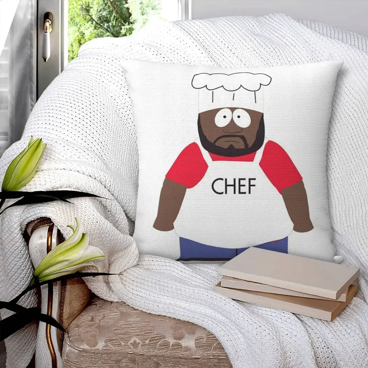 Chef Jerome - PREMIUM Square Pillowcase Pillow Cover Polyester Cushion Zip Decorative Comfort Throw Pillow for Home Car