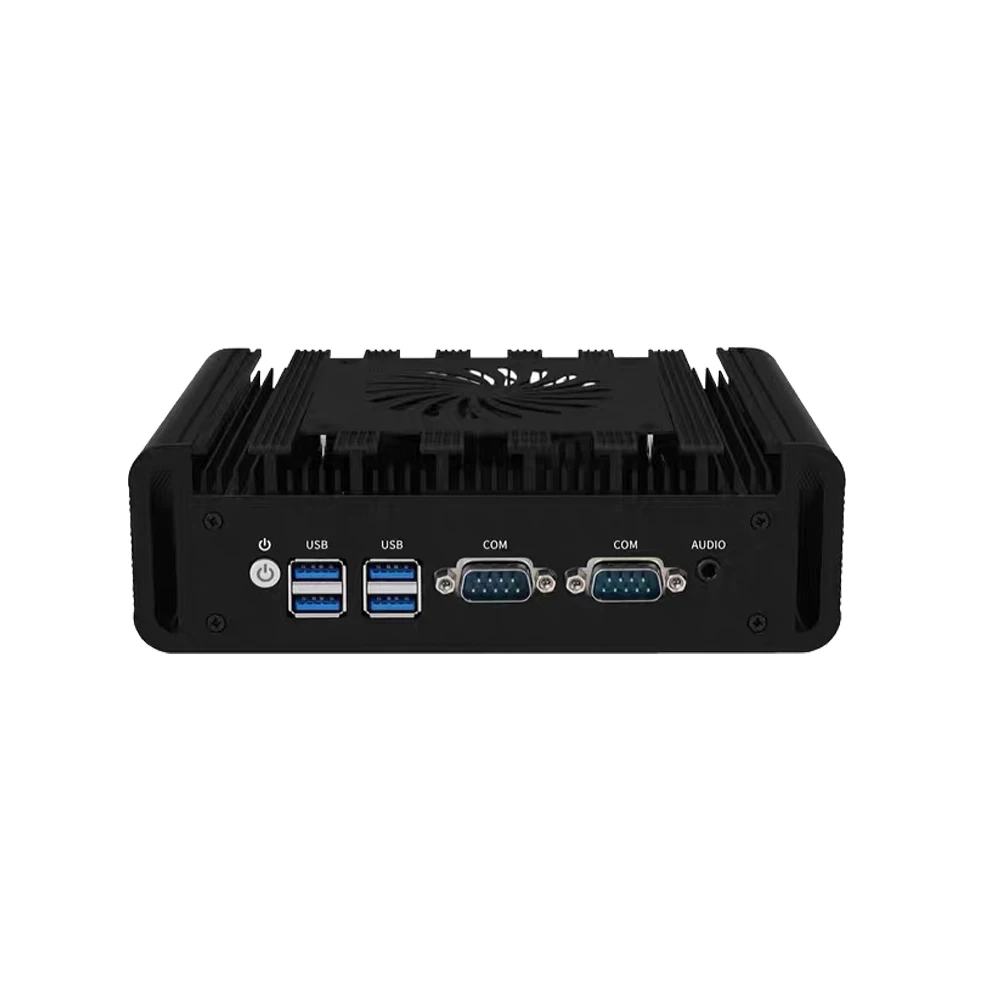 Intel i7 13620H Mini Soft Router 10Core Dual Lan 2*COM Win11 Industrial Fanless Computer Quad display 13th Gen Firewall Mini PC