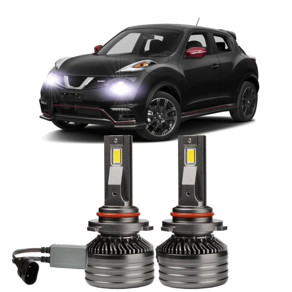 

2Pcs Car LED Headlight Bulbs For Nissan Juke 2015-2017 Led High LOW Beam Canbus（fit model with halogen bulb）