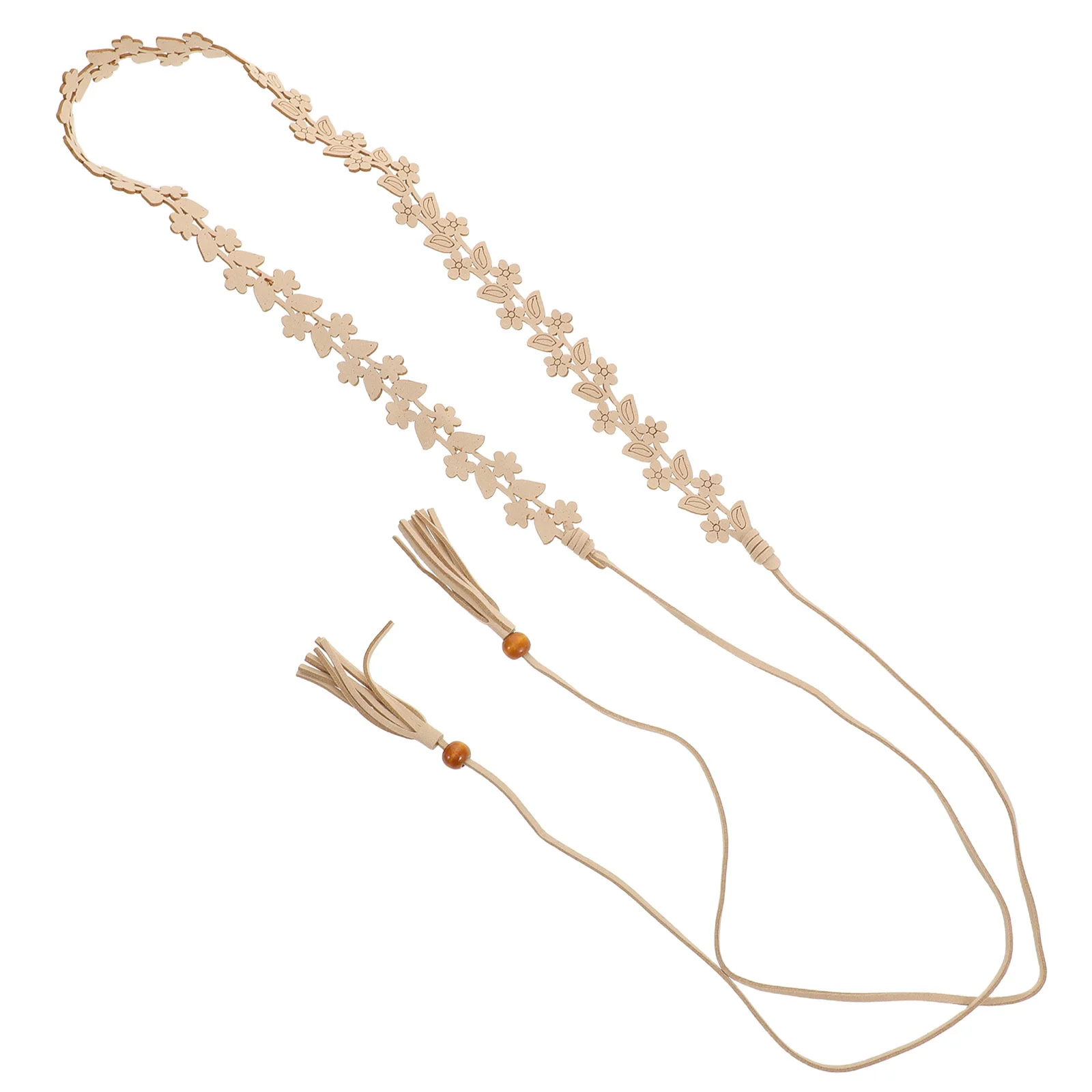 

Boho Belts for Women Floral Tassels Decorative Waistband Vintage Bohemian Style for Dresses Vacation Boho Belt