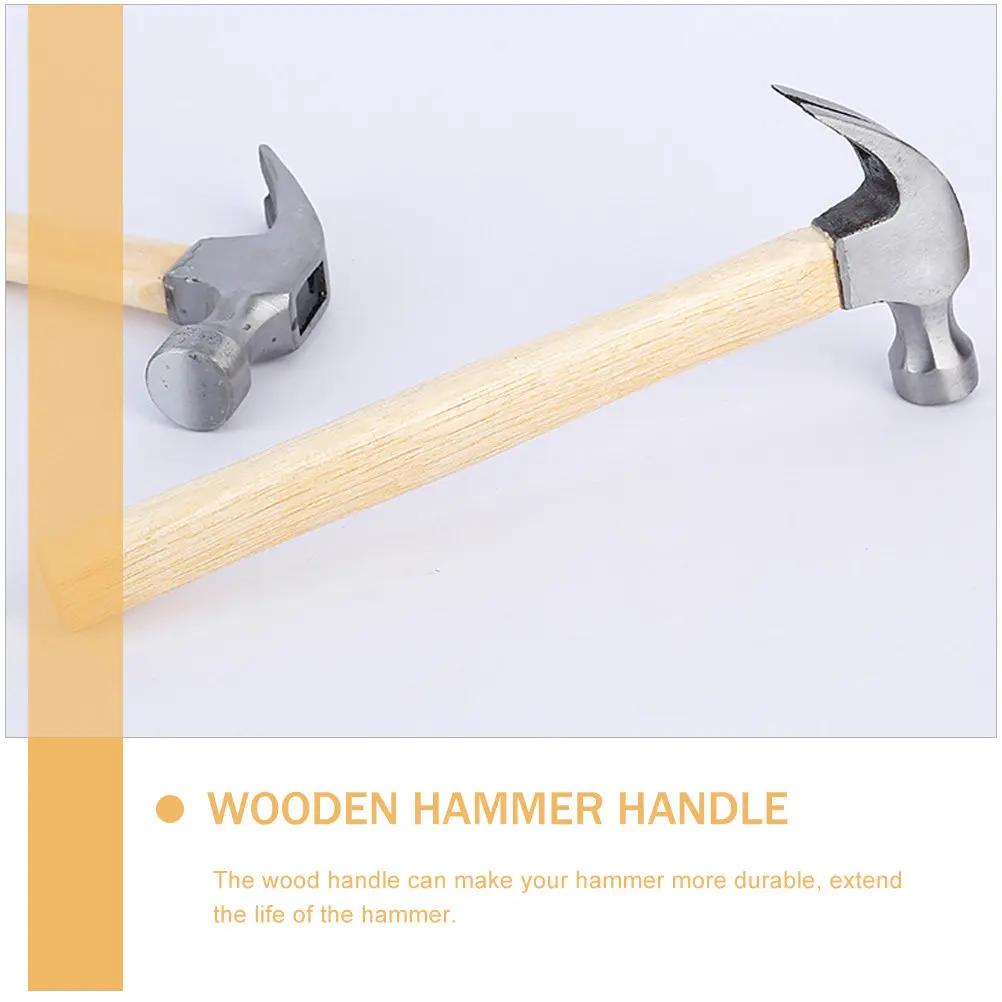 Wooden Hammer Handle Replacement Made of Premium Solid Wood for Hammer Repair and Renewal Comfortable Grip Enhanced Durability