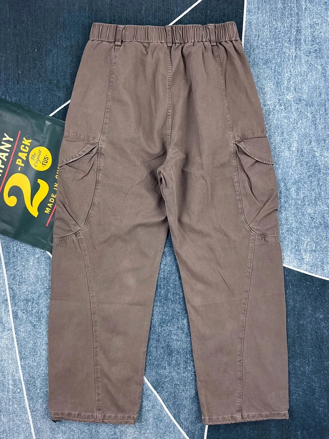 

Мужские повседневные брюки из чистого хлопка, свободного кроя, прямые, для работы, осенние, цвет хаки, модель Multi kets