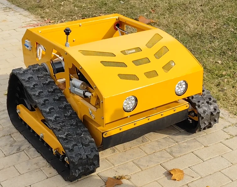 تحديث 9.5hp جزازة العشب الأوتوماتيكية التحكم عن بعد قاطع العشب الميداني آلة إزالة الأعشاب الضارة EPA #2