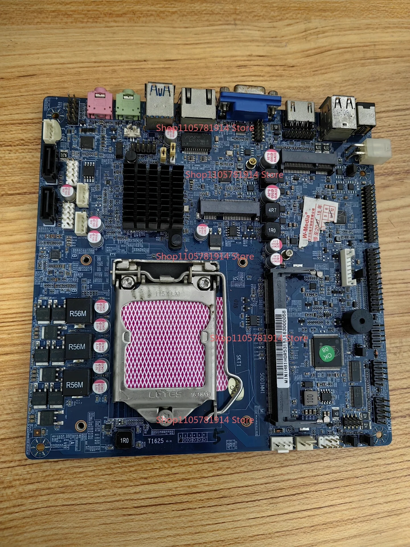 For MINI-H81H Main Board Support 4th Generation CPU Msata MiniPCIe