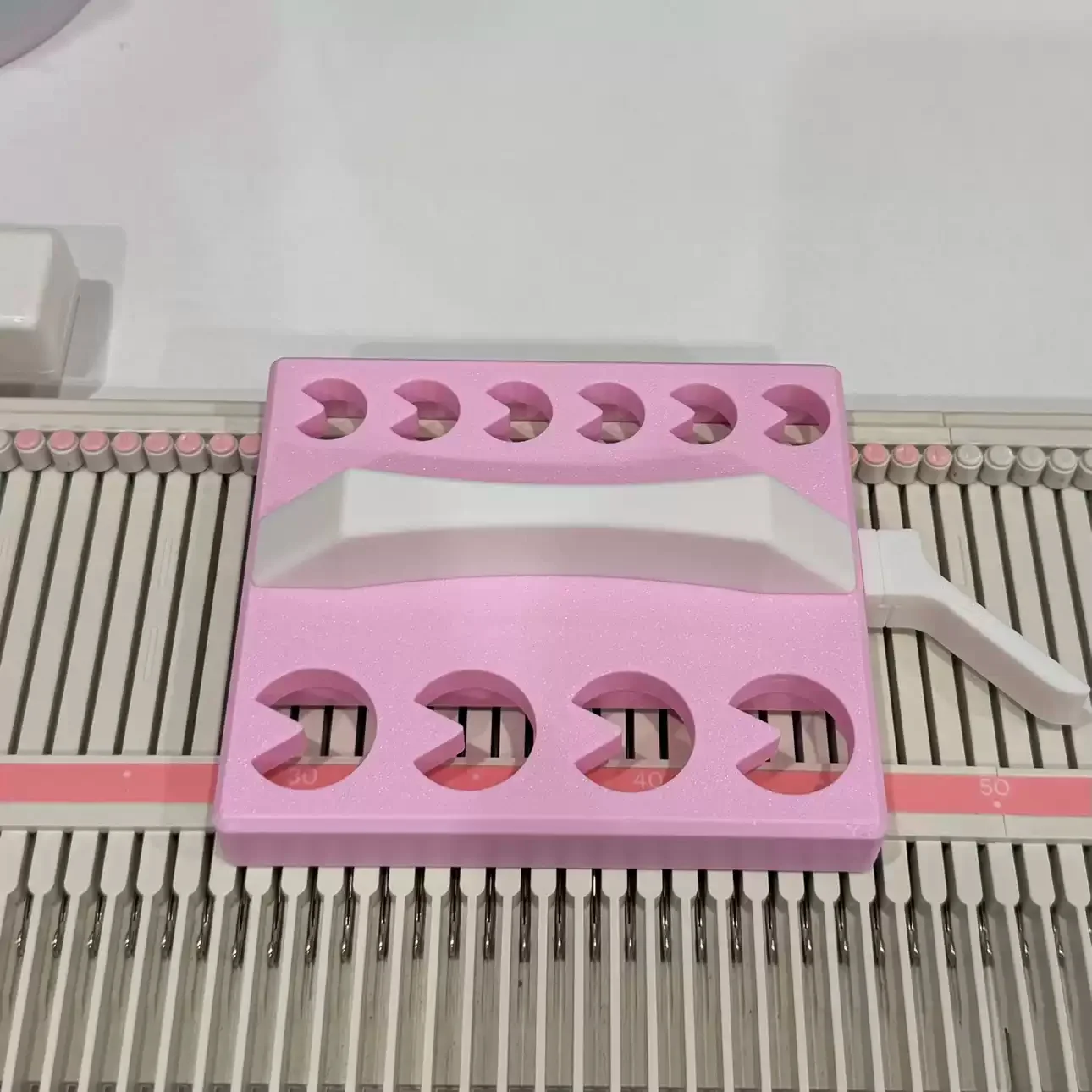 LK150 Knitting Machine Replacement Tools Mouth Shape Needle Selector with Switchable Stitch Count, Includes 8-12 Stitch Module