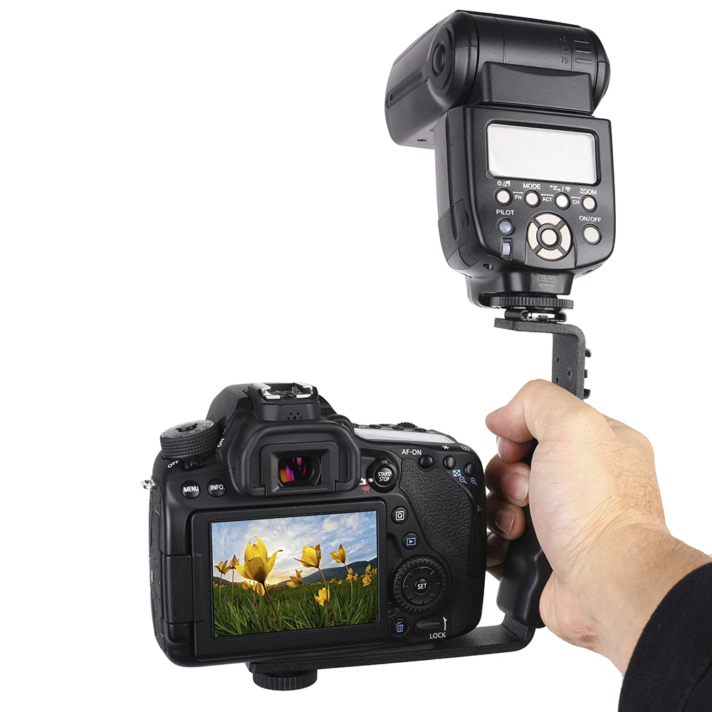 lblitz Blitzlicht-Adapter mit 2 Hot Shoe-Anschlüssen: Der perfekte Allrounder für professionelle Videoproduktionen