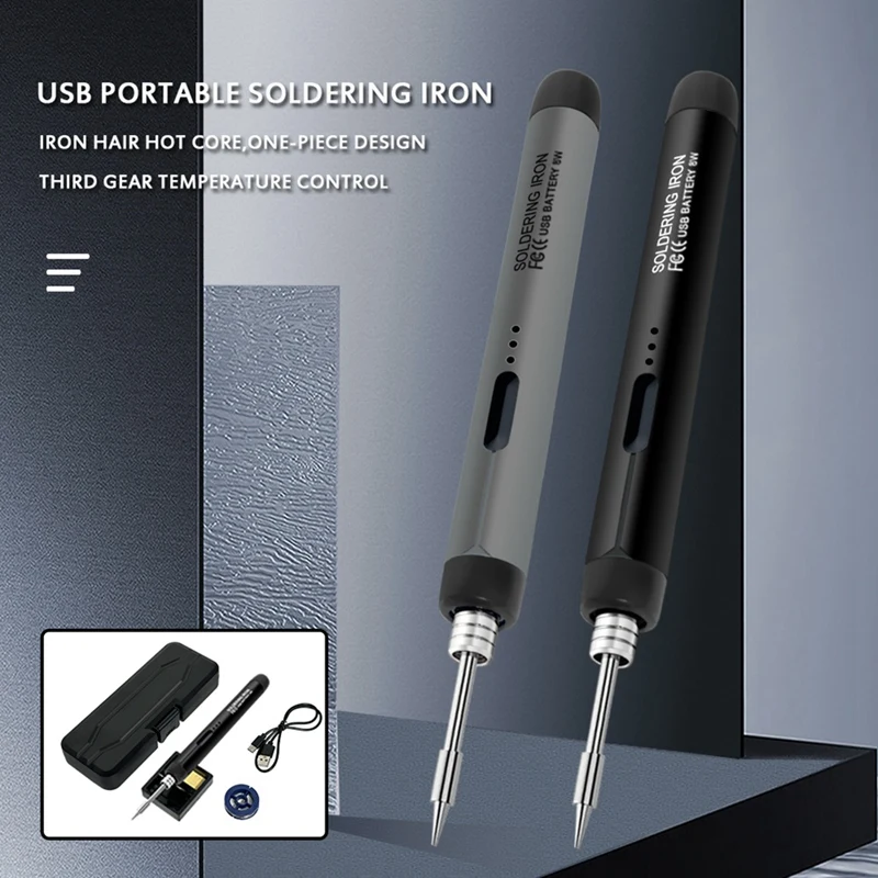 ABSJ-5V Fast Charging Lithium Built-In Wireless Soldering Iron Set Portable Repair Welding Tools