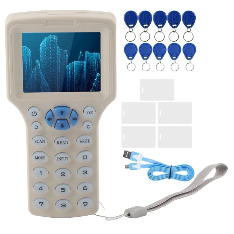 Multi Frequency Identification RFID ID Card Access Control Copy Machine Reader Kit