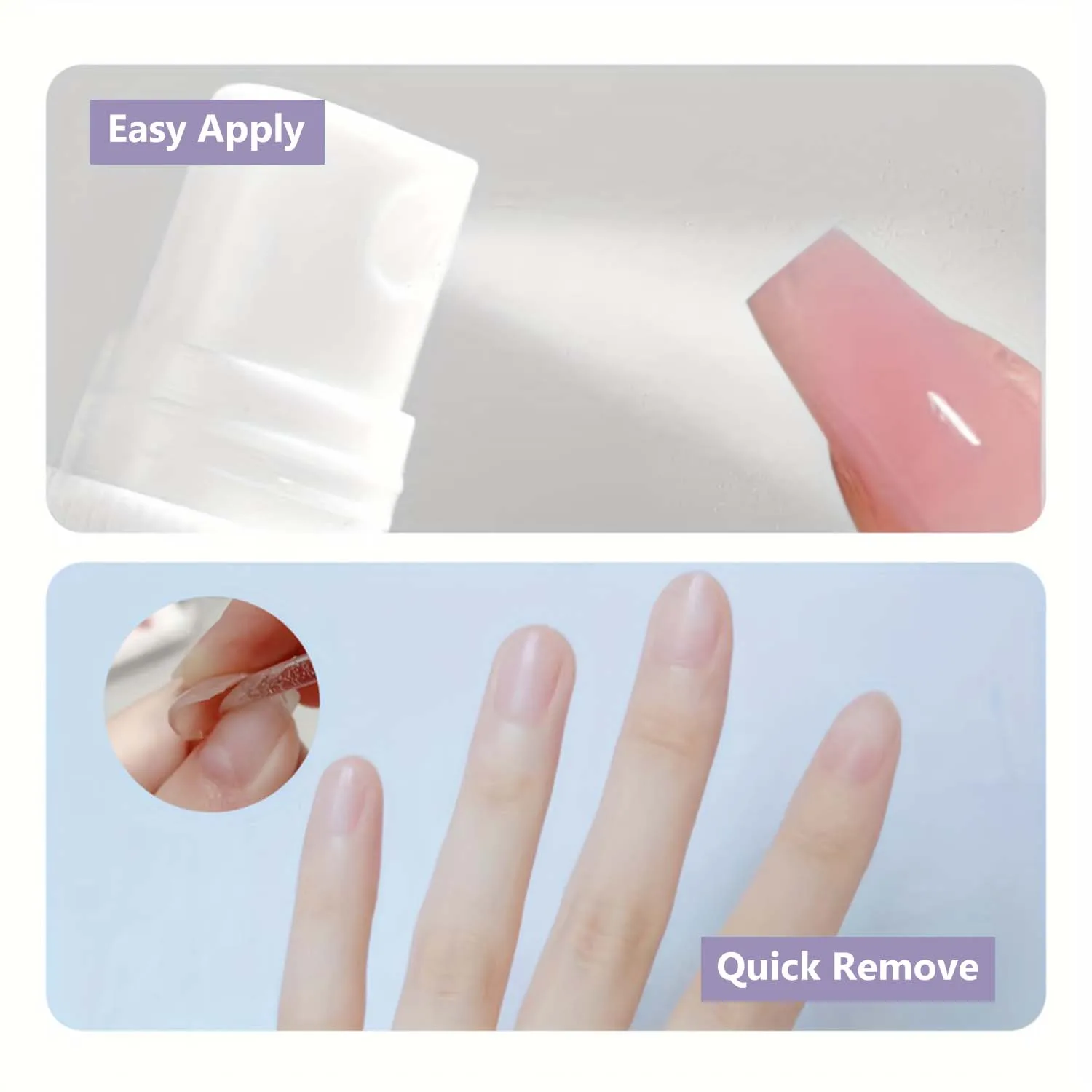 بخاخ احترافي لإزالة غراء الأظافر سعة 60 مل مع قضبان توزيع المكياج - إزالة سريعة فورية 15 ثانية، كحول/أسيتون/خالي من الفورمالديهايد #2