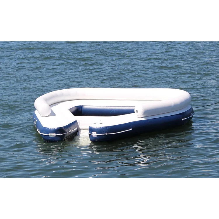Hot Sale Large Platform Lake Mat Portable Deck Paddle Board Platform Pad for Boats Lake Inflatable Water Floating Dock