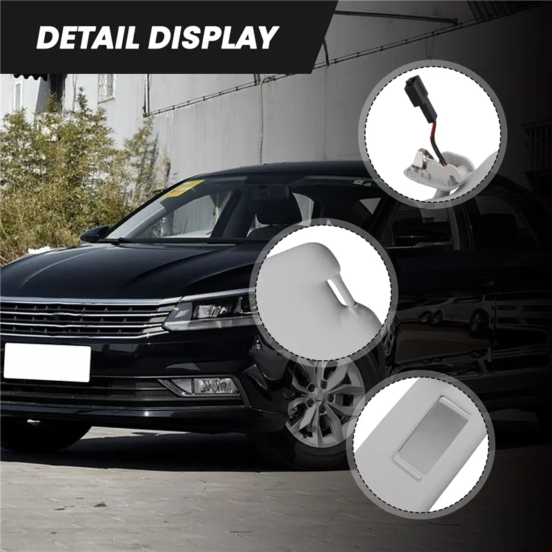 

A73X-Right Sun Visor With Makeup Mirror For VW Passat 2011 2012 2013 2014 2015 2016 2017 2018 56D857552A