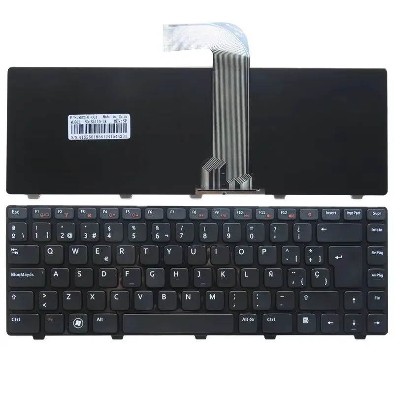 US/TI/RU/UK/SP/FR/AR/BR Keyboard for Dell M4120 N4040 N4050 M4040 M4050 14VR 13Z-N311Z M421R N4110 14R-N4120(3555 3420M)5420