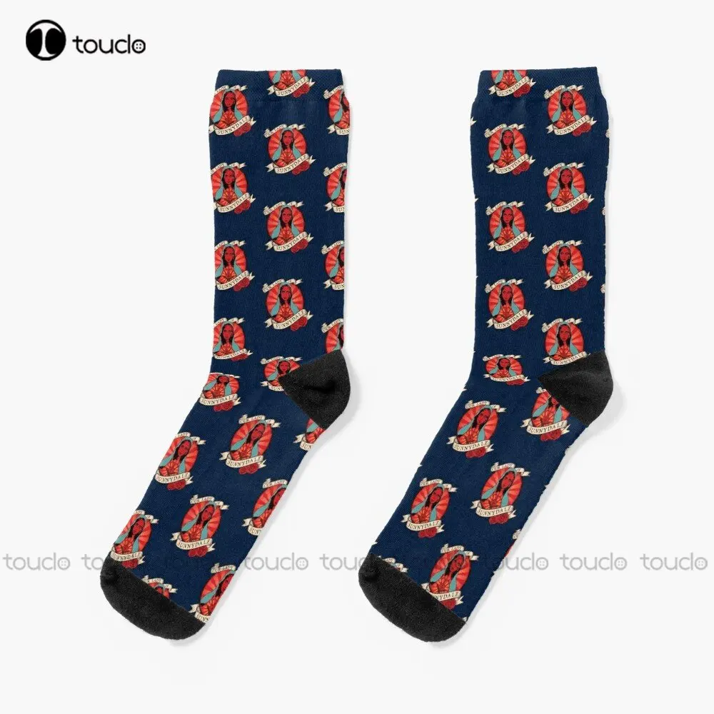 

Our Lady Of Buffy The Vampire Slayer Socks Fun Socks 360° Digital Printing Custom Gift Streetwear Funny Sock