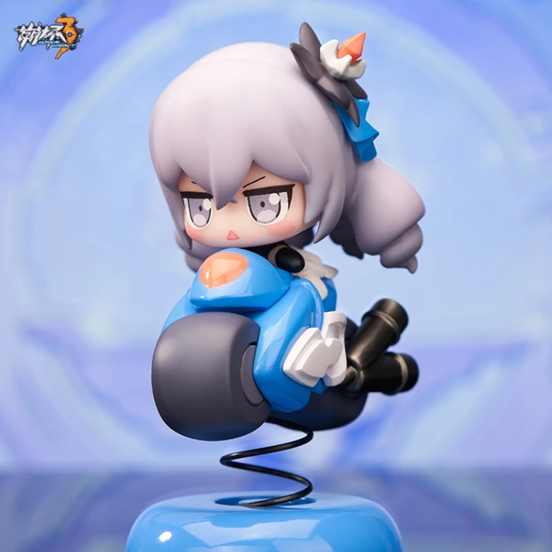 In stock Honkai Impact 3 Official Bronya Rock Pvc Original Mihoyo Model Desktop Decoration Toys Dolls Christmas Gift