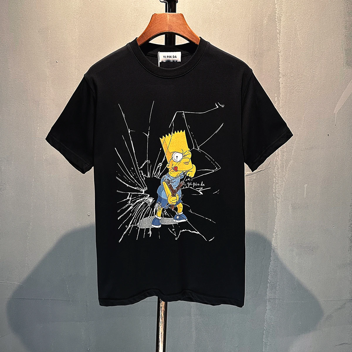 

Trendy Men's ort Sve T-irt Couple Matching Loose Fit Digital Printing Casual Urban Faion Breathable Cotton Tee