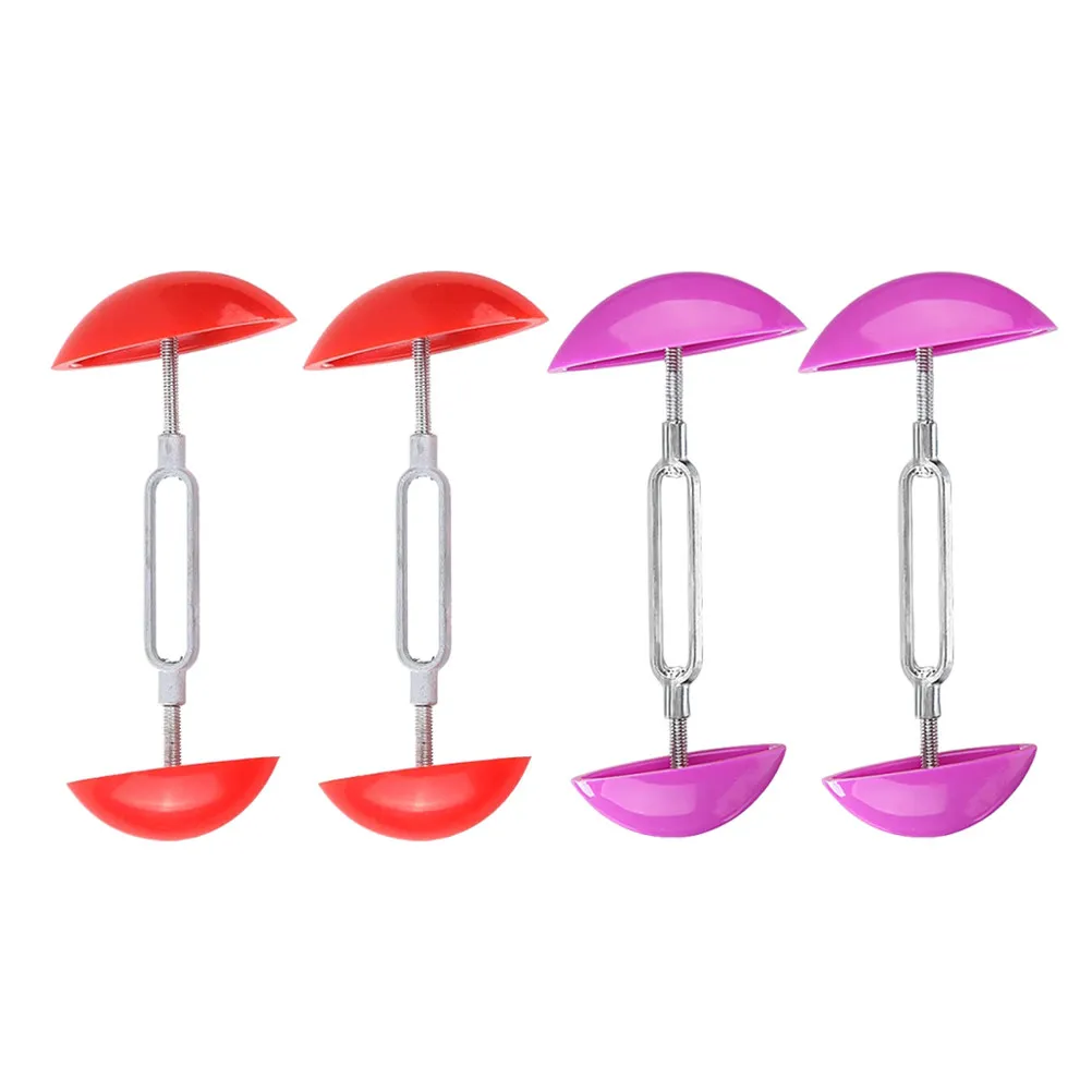 2Pairs Adjustable Shoe Stretcher Expander Plastic Shoe Shaper for Wide Feet High Heels Flats Boots Sneakers Portable Comfort Fit