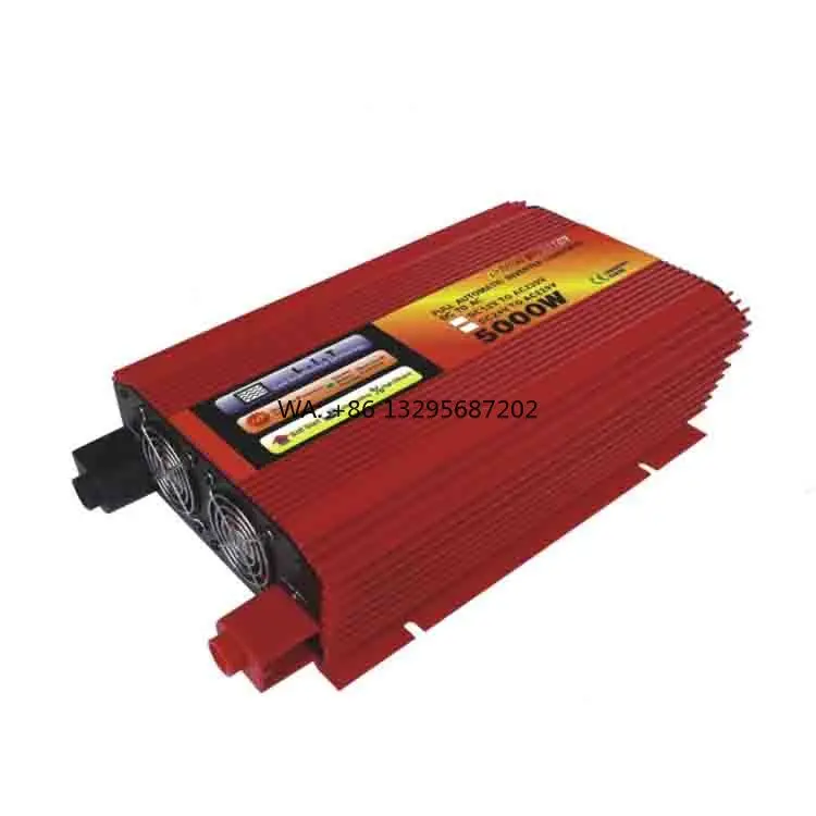 

High Efficiency 5000W 4000w 3000w 2000w 1800w 1500w Solar Inverter Full Automatic Power Inverter DC to AC for Off/on Grid System