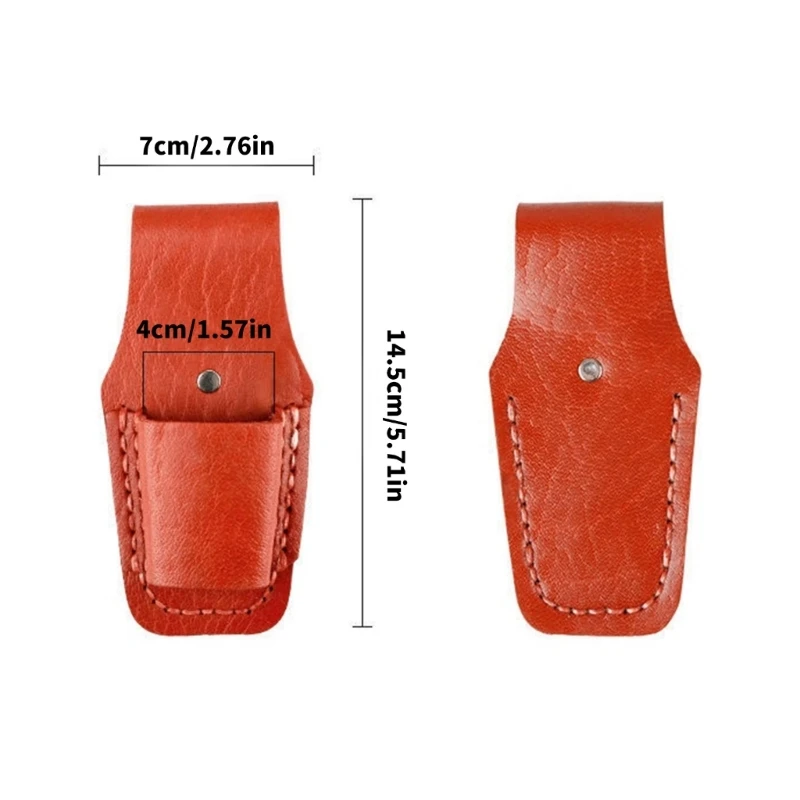 Ergonomic Leather Tool Holsters Sheath Case Pocket for Carpenters&Secure Storage