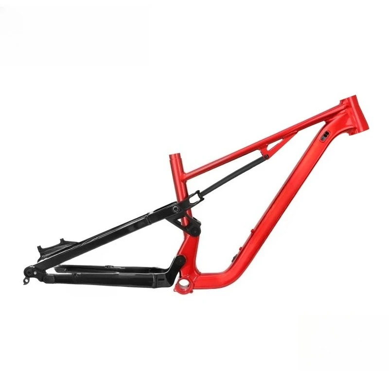 26/27.5-Inch Soft-Tail Mountain Bike Frame One-Piece Five-Way Forged Downhill Disc Aluminum Off-Road Bike