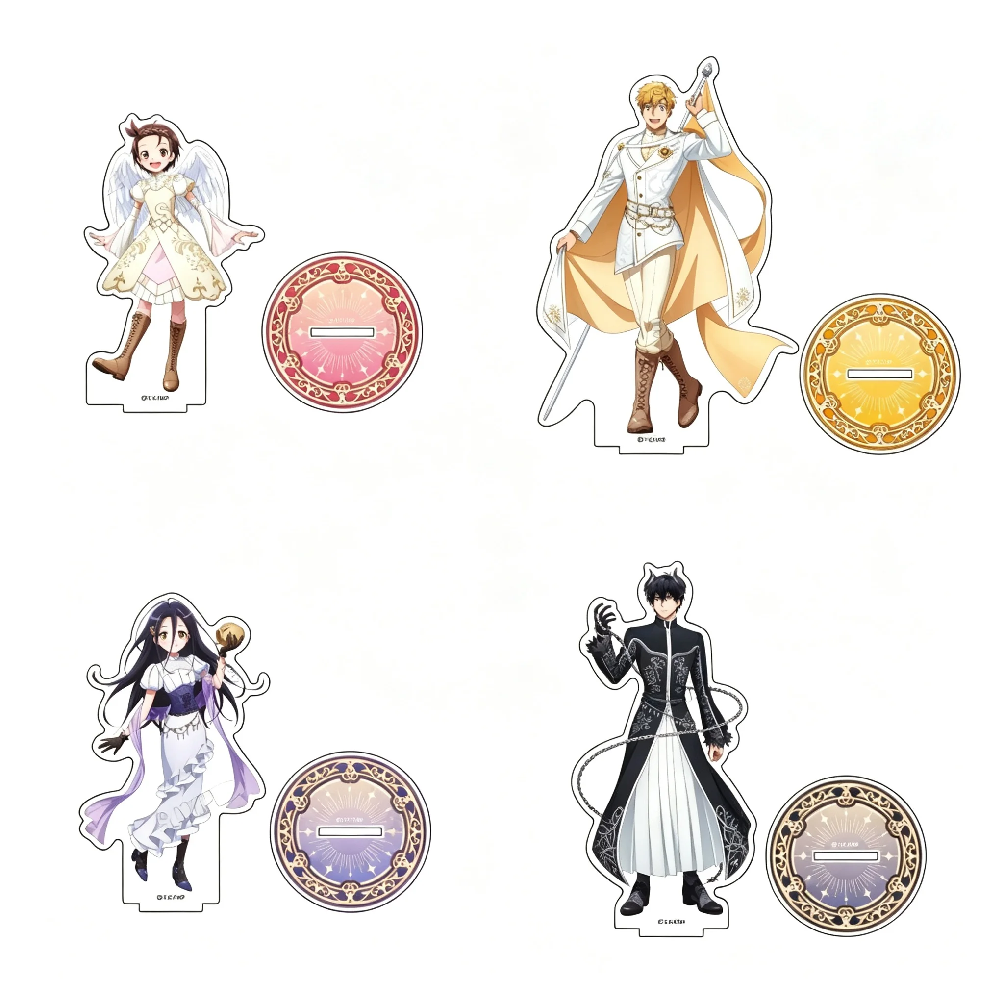 Anime Medalist Tsukasa Akeuraji Inori Yuitsuka Tarot Card Series Acrylic Stand Model Plate Keychains Desktop Ornament