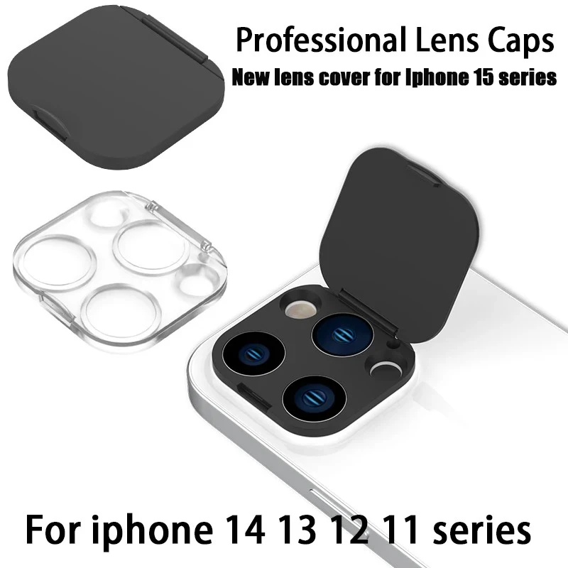 Camera Lens Protector  for iPhone 15 14 13 12 Pro Max Camera Cover Case Protect Privacy & Security Not Affect Facial Recognition