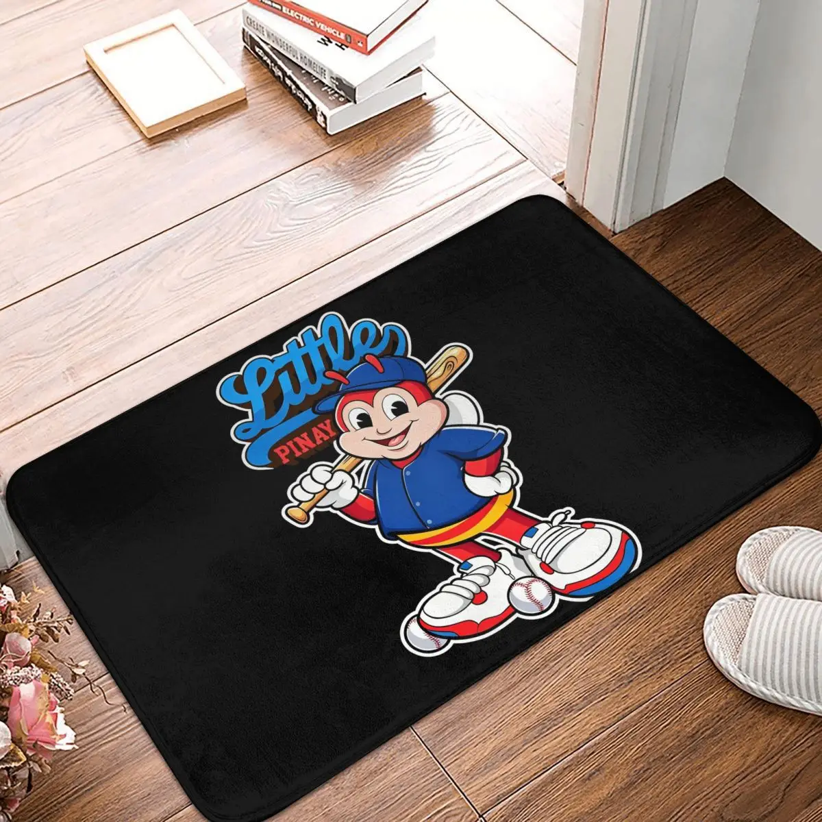 Retro Jollibee Doormat Kitchen Entrance Home Floor Mat Non-slip Carpet Rug for Balcony Footpad Mats