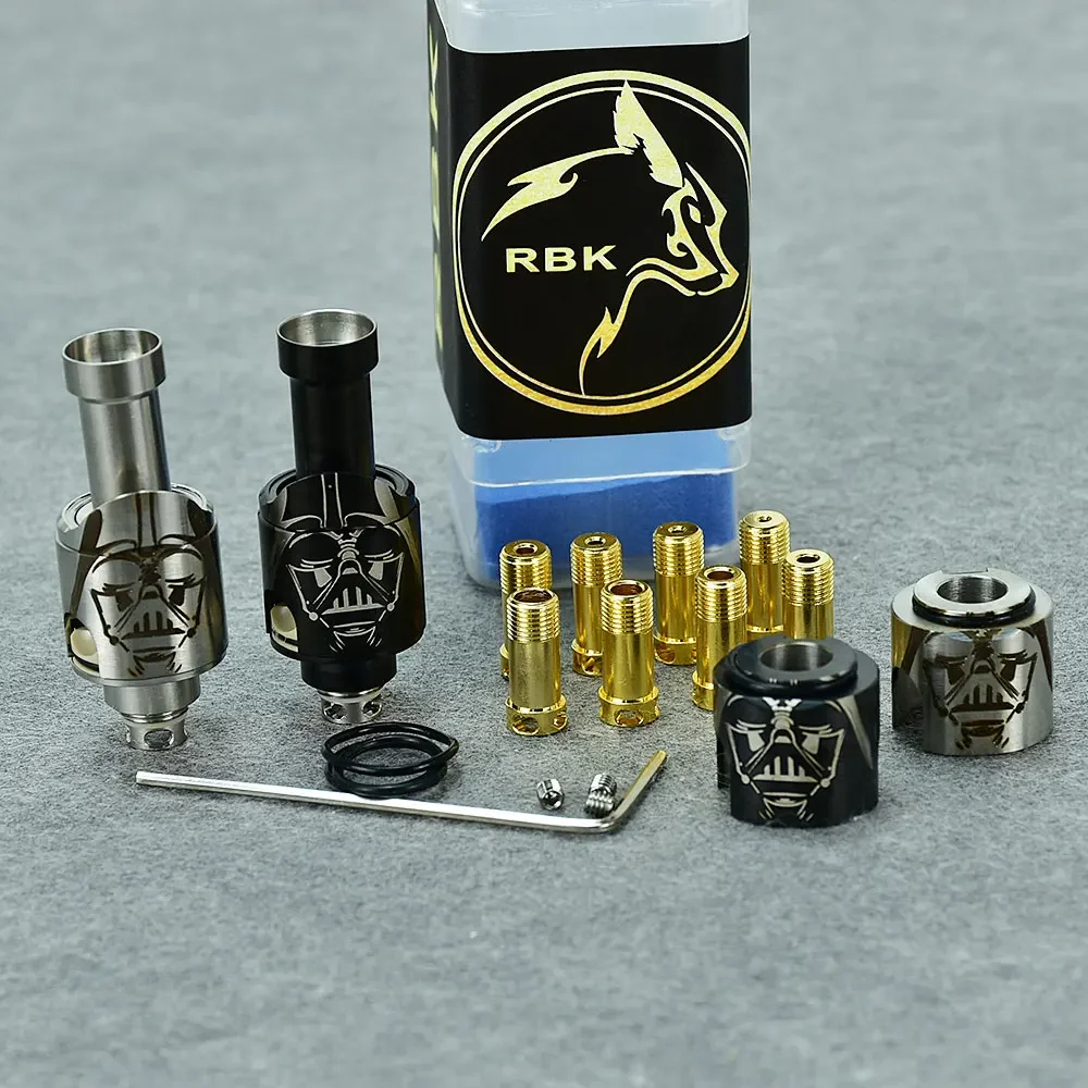 WOLFCOOLVAPE Monarchy MOBB M2 LE Vader RBA Bridge 316SS for Boro Tank Billet Box BB Mod with 1mm to 3.5mm Airflow Pins