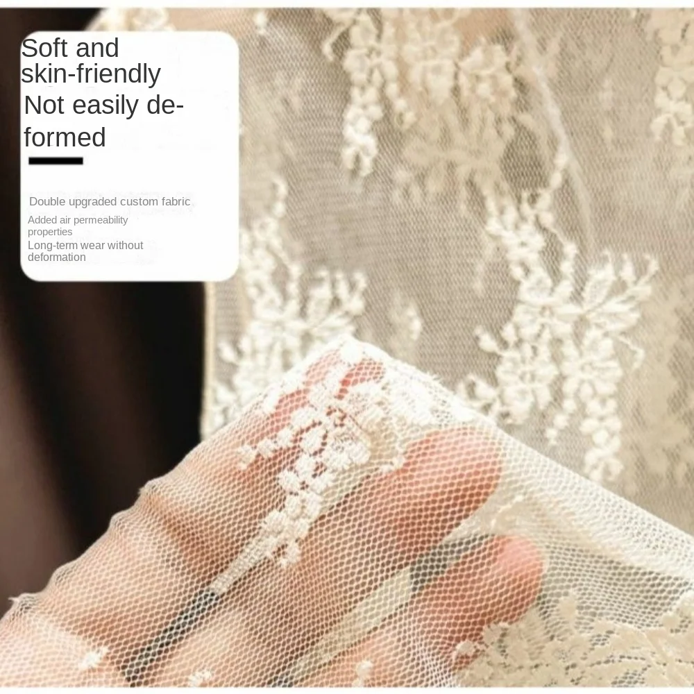 أزياء الدانتيل الأزهار وهمية طوق أبيض أسود شاش كاذبة طوق انفصال سليم نصف عالية طوق المرأة #1