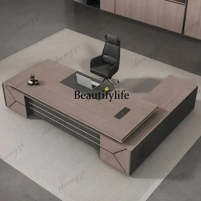 Z138 Designer Executive Office Desks Luxury Asthetic L Shaped Adjustable Office Desks Organizers Escritorio Oficina Trendy