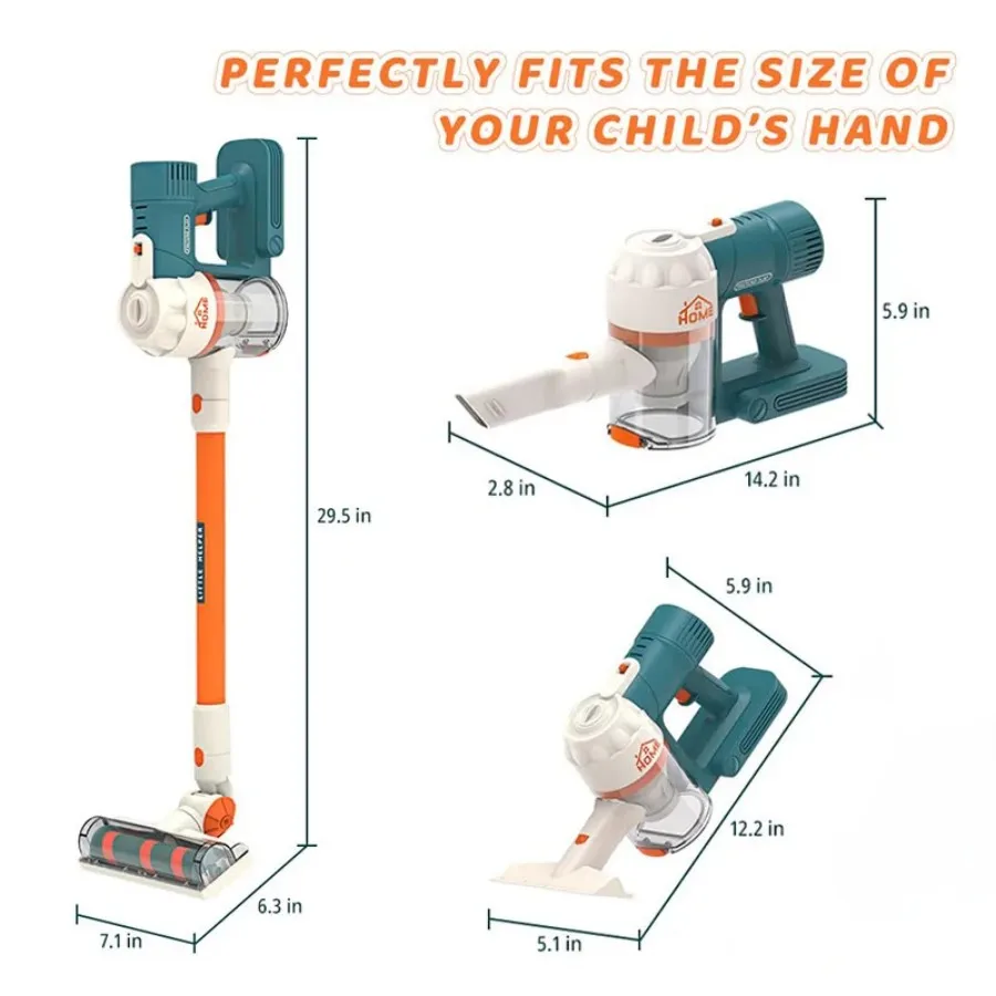 

Детский пылесос-игрушка 3-в-1 — игрушка, предназначенная для ролевых игр и имитации бытовых уборочных инструментов.