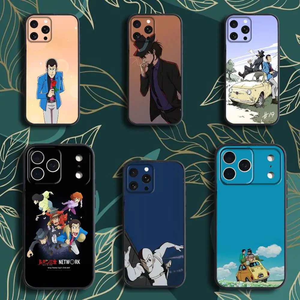 

L-Lupin T-The Third Phone Case For iPhone 17,16,15,14,13,12,Pro,Max,Plus,E,SE4,Air,Mini Black Soft Box