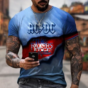 Personalized 3D printed t-shirt for rock music, comfortable casual, hip hop, short sleeve, fashion trend summer 10 Main Sales Rock Blouse - №10