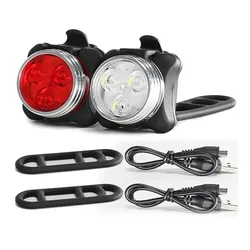 Cycling Bike Taillight USB Rechargeable Led Bicycle Light Tail Clip Lamp Bicycle Lamp Luz Bicicleta Rear Back Bike Tail Light