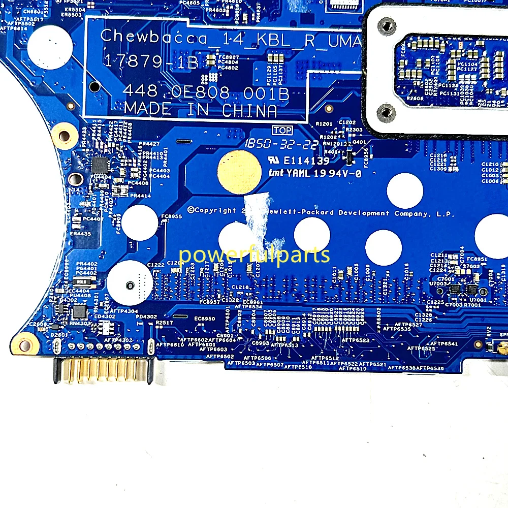 Imagem -03 - para hp Pavilion X360 Tpn-w131 14-cd 14m-cd Placa-mãe 178791b L18175601 L18163-601 I38130u Cpu On-board Funcionando Bom