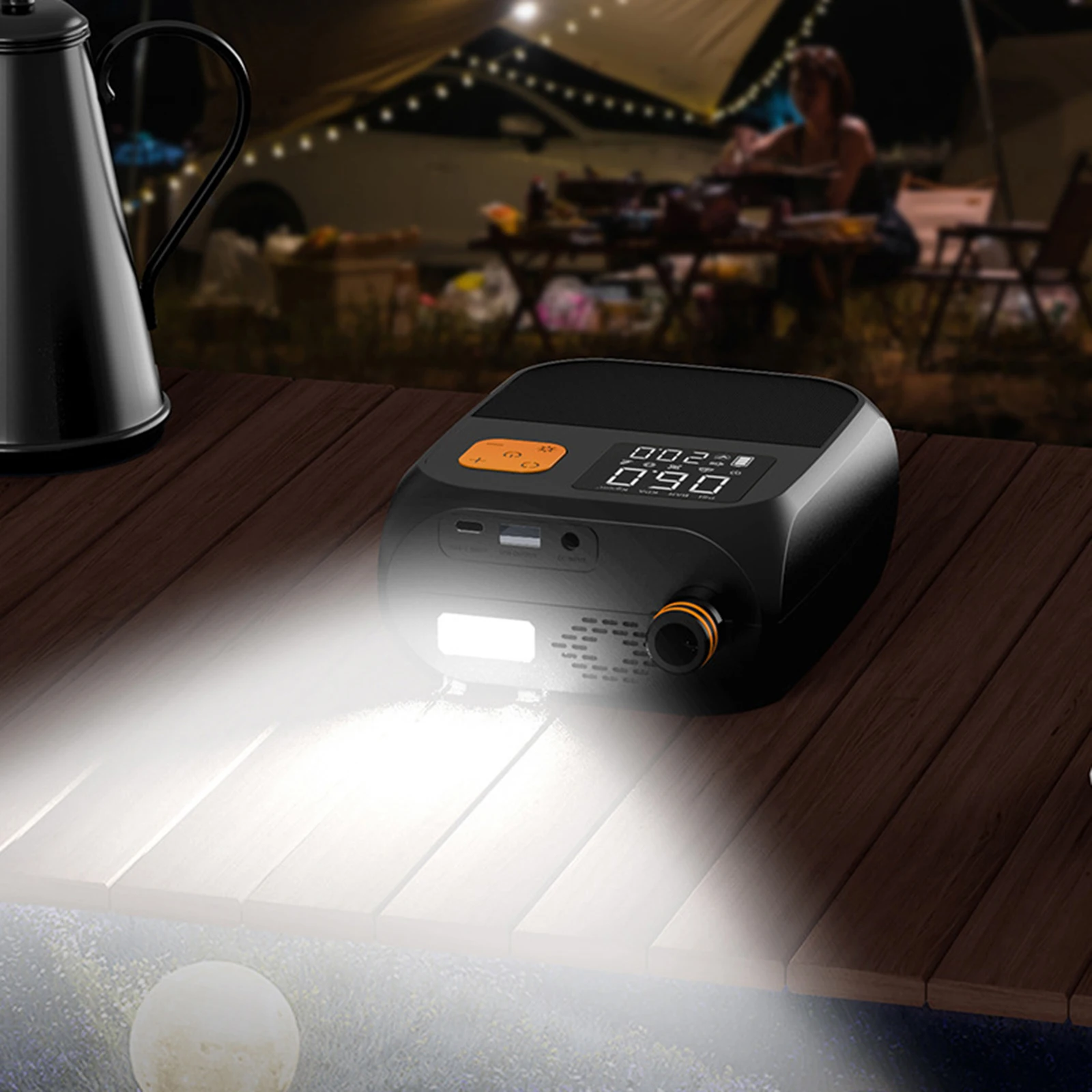 SUP Air Pump Rechargeable Electric Paddle Board Pump Portable Electric Pump for Inflatable Stand Up Paddle Board Kayaks Boats