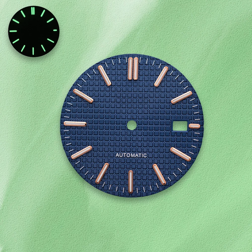 31.8 مللي متر S شعار صغير مربع AP الطلب مناسبة لحركة NH35/NH36/4R/7S بيع مثل الساخن ساعة تعديل الملحقات