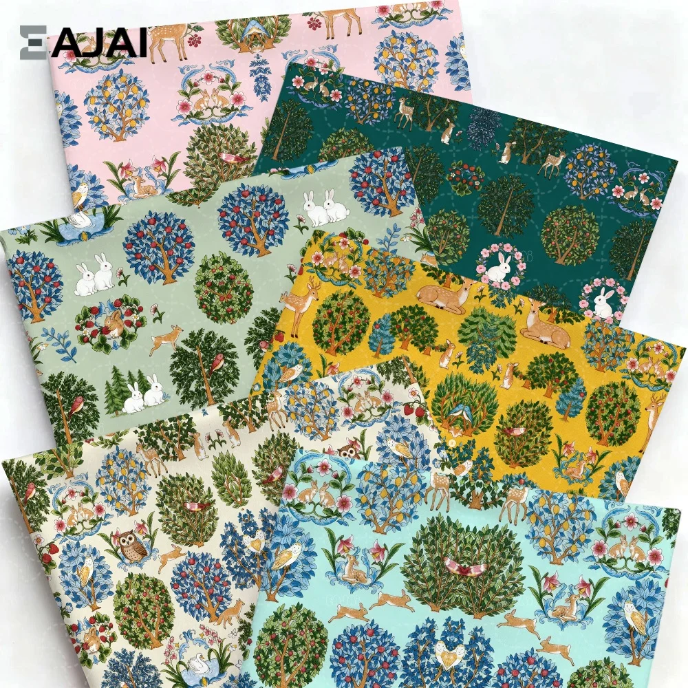 

Ткань Eajai: Японский узор с оленями, цветами и сакурой (розовый) – материал для пошива платьев, рукоделия и индивидуальных проектов