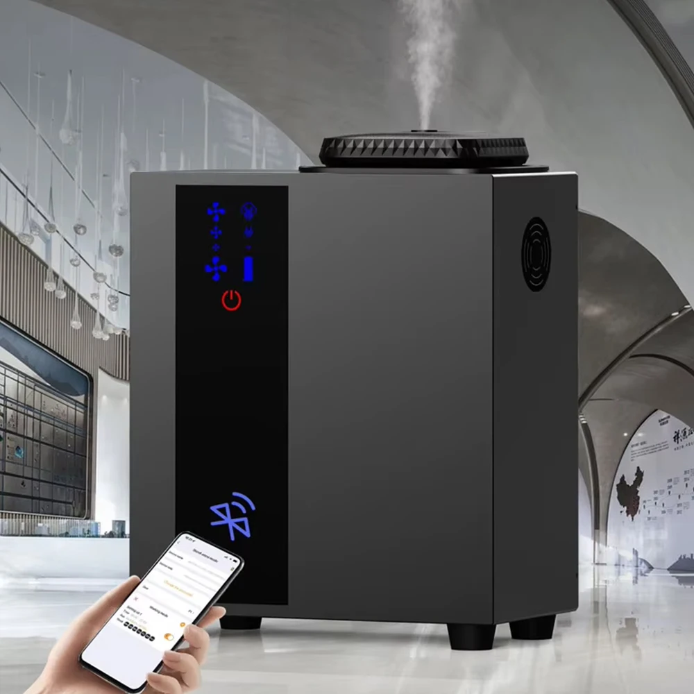 NAMSTE 900CBM HVAC Electric Scent Diffuser 200ML WIFI Control Air Freshener Wall-mounted Fragrance Scent Machine for Home Hotel