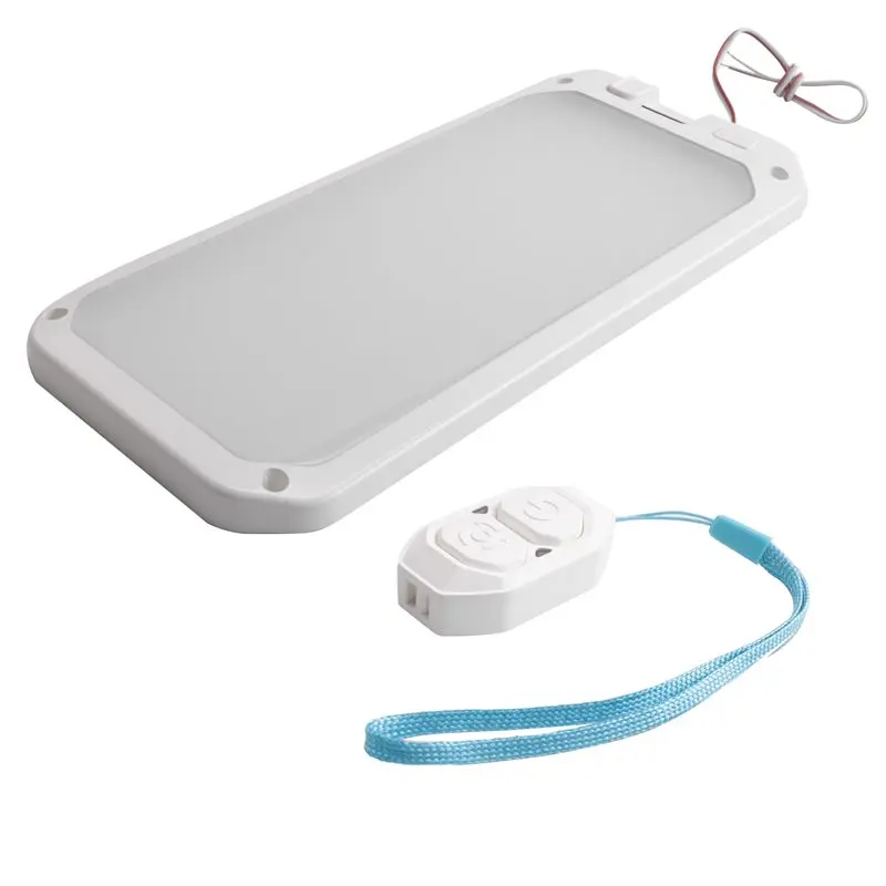 ac29-3X 12V-24V Dimmable Roof Dome Ceiling Spot Light Memory Function Slim Thin Interior Dome Lamp For RV Caravan Marine Boat