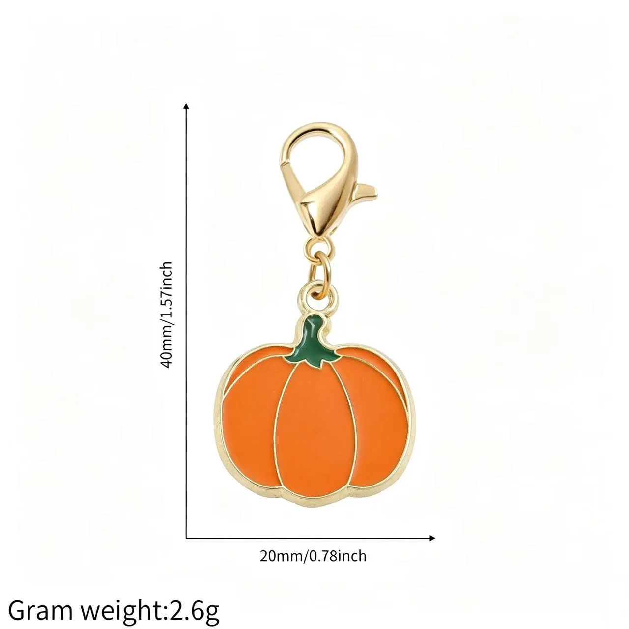 Halloween-Kürbis-Geist-Katzen-Anhänger mit Karabinerverschluss, Legierungs-Emaille-Taschenornament, Unisex-Rucksack-Accessoire, Partygeschenk – Detail 22