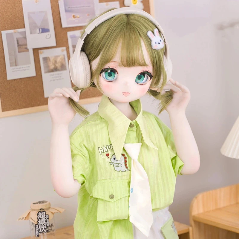 Nini Anime Garden - فتاة ذيل حصان مزدوج 85 سم يمكن ارتداء صديقتها اليابانية الطازجة/جسم متحرك للعمل الرقمي/