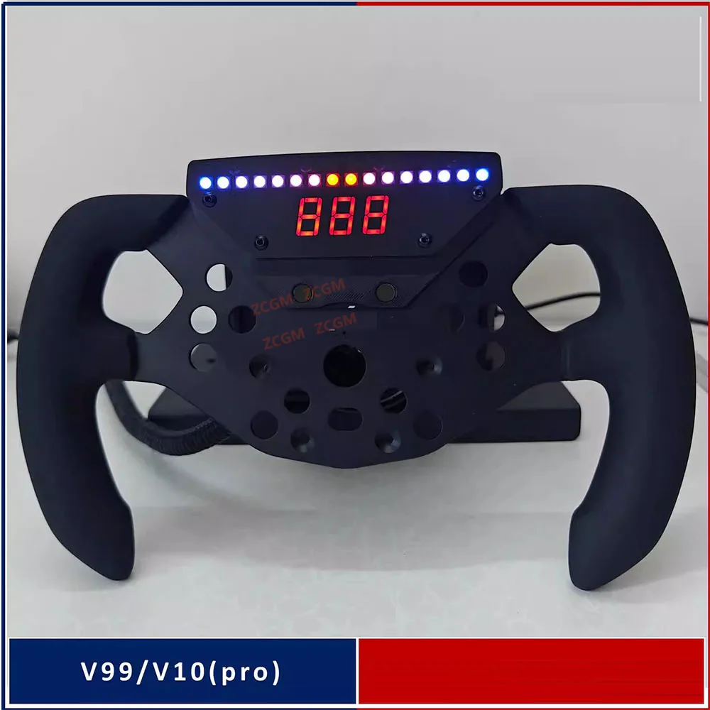 PC USB Speed Meter Light Digital LED Display Mod For PXN V10/V10 Pro/V99 Formula Steering Wheel Simracing Car Game